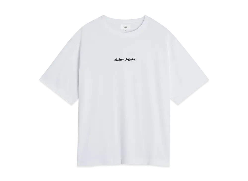 Maison Kitsune Embroidery Oversize T-shirt "White"