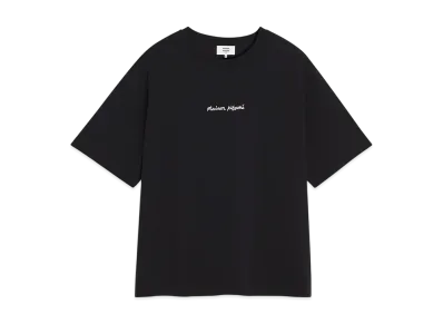 Maison Kitsune Embroidery Oversize T-shirt "Black"