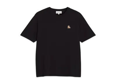 Maison Kitsune Chillax Fox Patch Regular T-Shirt "Black"