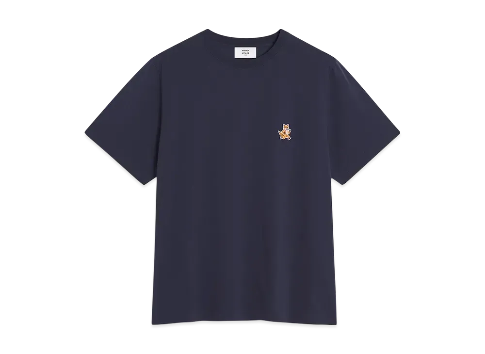Maison Kitsune Speedy Fox Patch Comfort T-Shirt "Ink Blue"