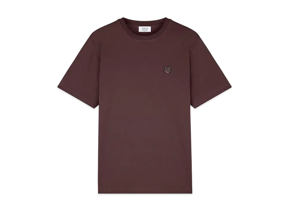 Maison Kitsune Bold Fox Head Patch Comfort T-Shirt "Firewood"