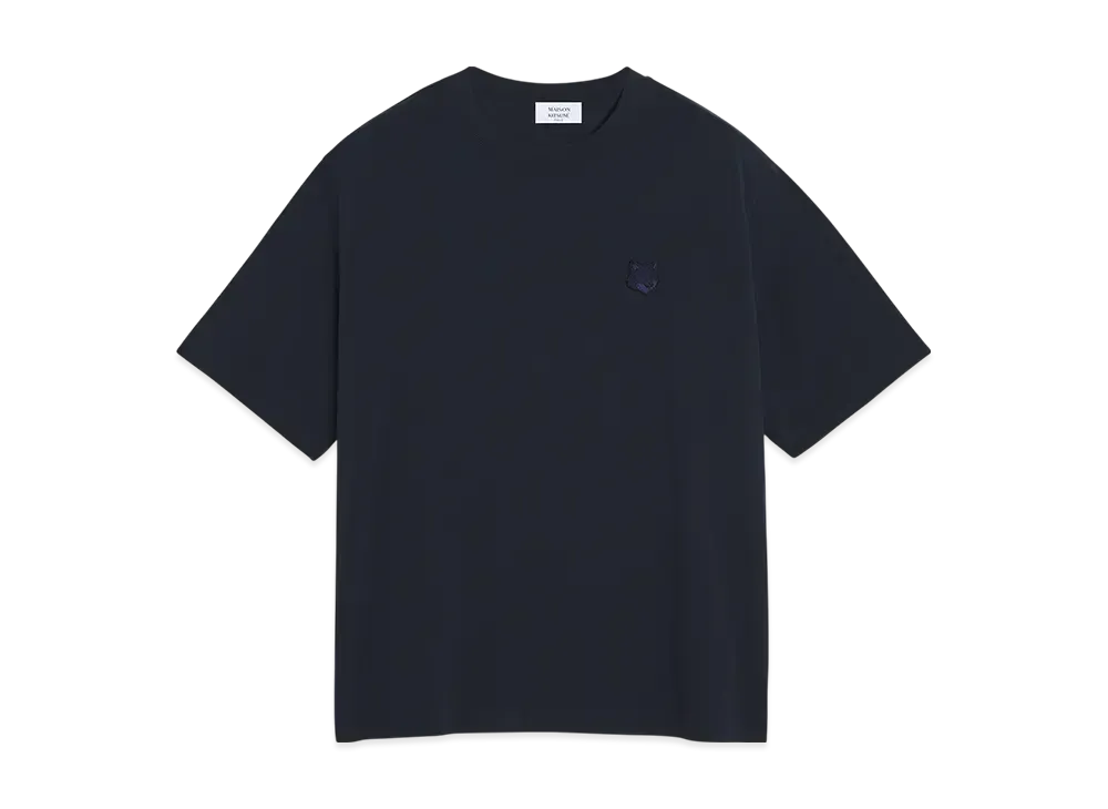 Maison Kitsune Bold Fox Head Patch Oversized T-Shirt "Deep Navy"