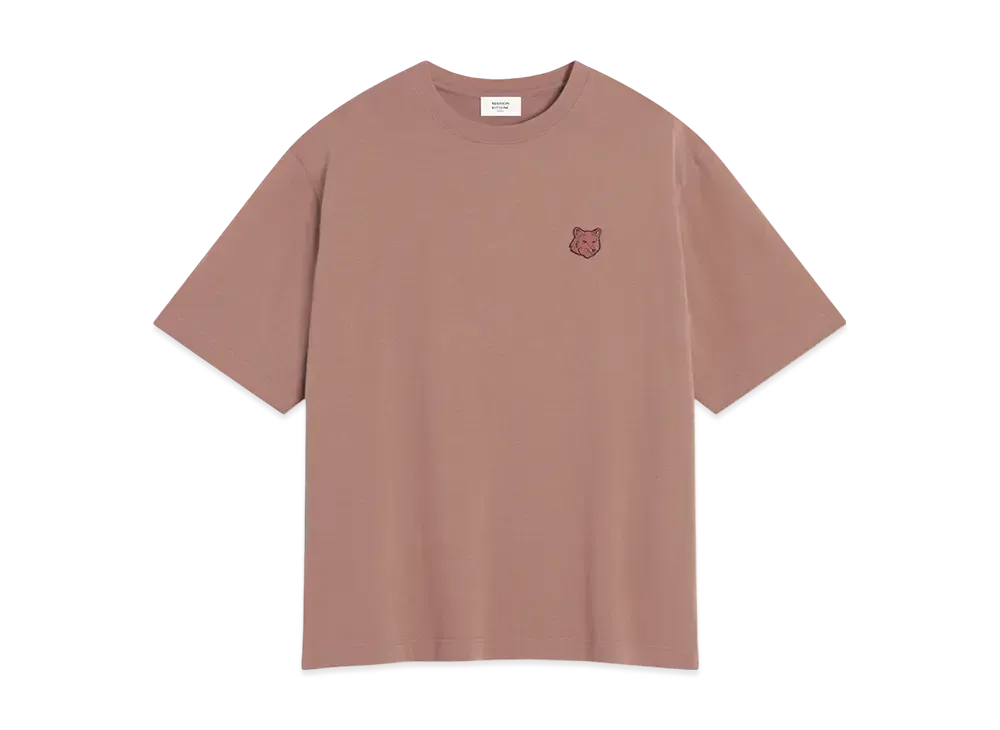 Maison Kitsune Bold Fox Head Patch Oversized T-Shirt "Brunette"