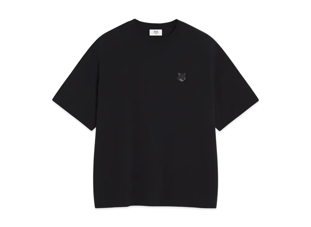 Maison Kitsune Bold Fox Head Patch Oversized T-Shirt "Black"
