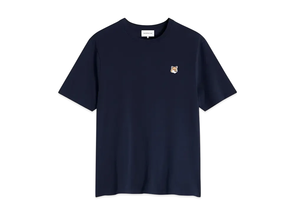 Maison Kitsune Fox Head Patch Regular T-shirt "Ink Blue"