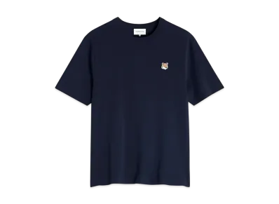 Maison Kitsune Fox Head Patch Regular T-shirt "Ink Blue"