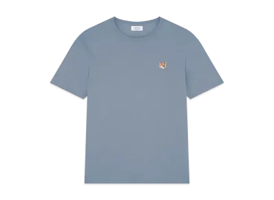 Maison Kitsune Fox Head Patch Regular T-shirt "Moonlight Blue"