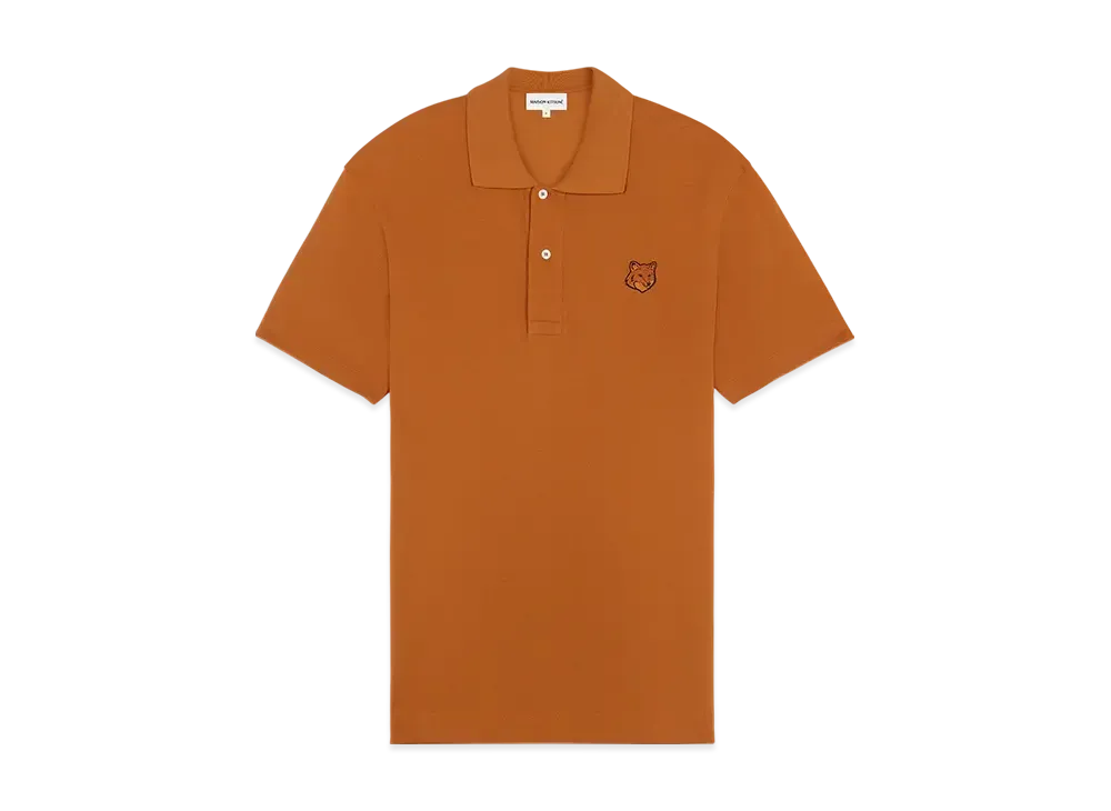 Maison Kitsune Bold Fox Head Patch Comfort Polo "Tobacco"