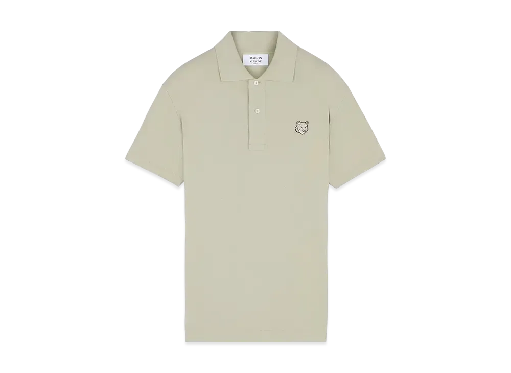 Maison Kitsune Bold Fox Head Patch Comfort Polo "Ash Tree"