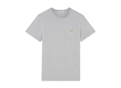 Maison Kitsune Fox Head Patch Classic T-Shirt "Grey Melange"