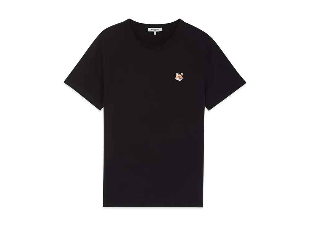 Maison Kitsune Fox Head Patch Classic T-Shirt "Black"