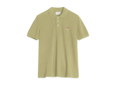 Maison Kitsune Fox Head Patch Regular Polo "Canvas"