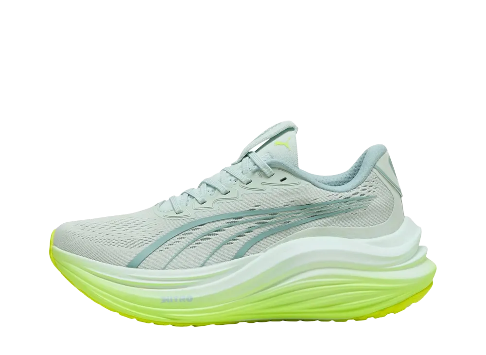 Puma Women's MagMax Nitro "Peaceful Blue/Yellow Alert"