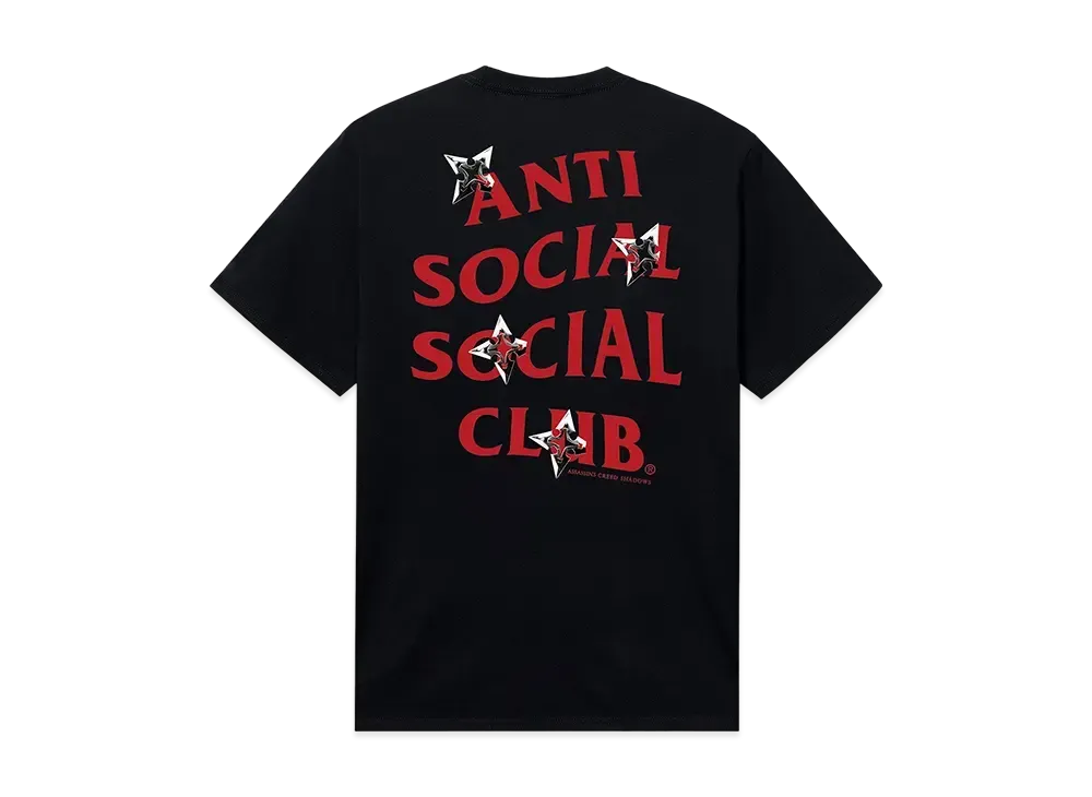 ANTI SOCIAL SOCIAL CLUB x Assassin's Creed Shuriken Tee "Black"