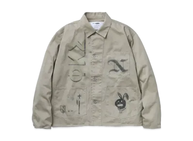 NEIGHBORHOOD Memorial Coverall Jacket "Beige"