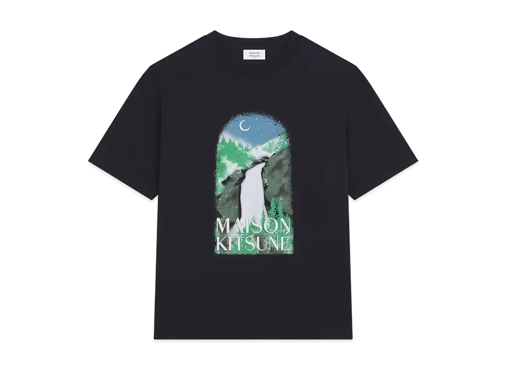 Maison Kitsune Waterfall Oversize T-shirt "Black"