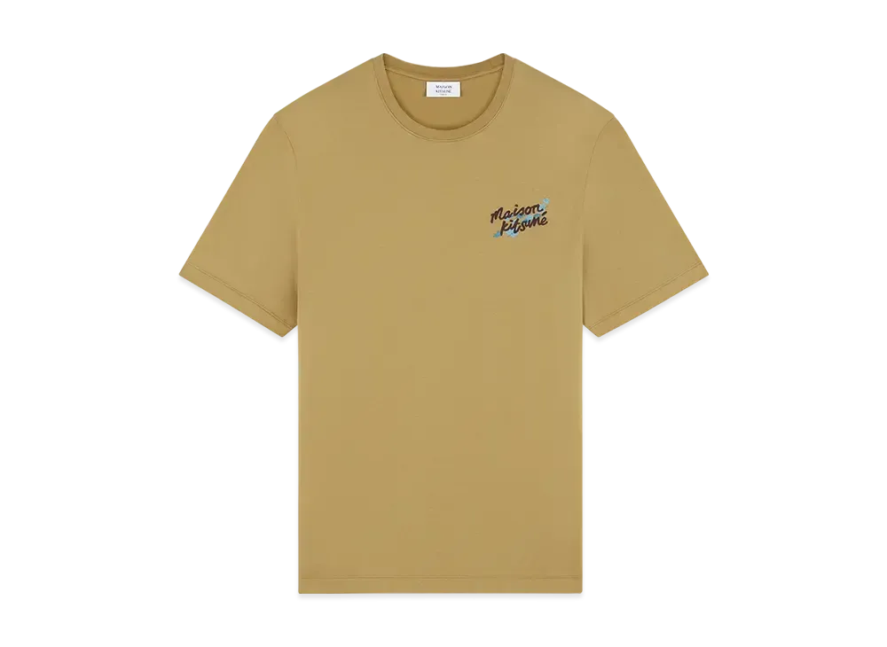 Maison Kitsune Falling Leaf Regular T-shirt "Chesnut"