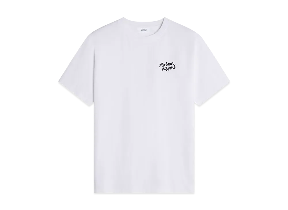 Maison Kitsune Handwriting Comfort T-shirt "White/Back"