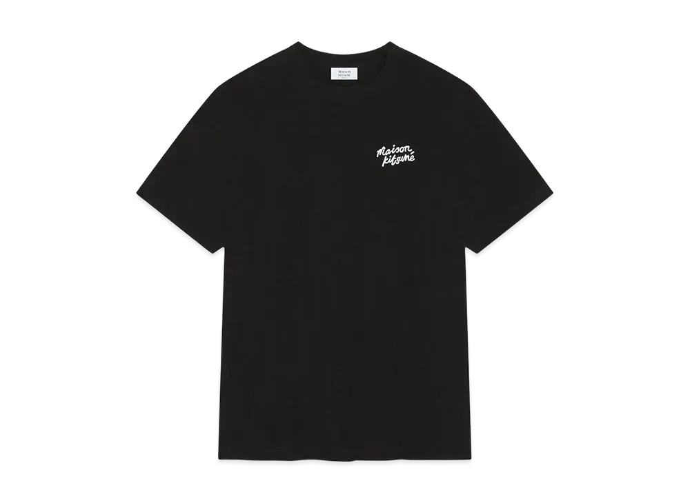 Maison Kitsune Handwriting Comfort T-shirt "Black/White"