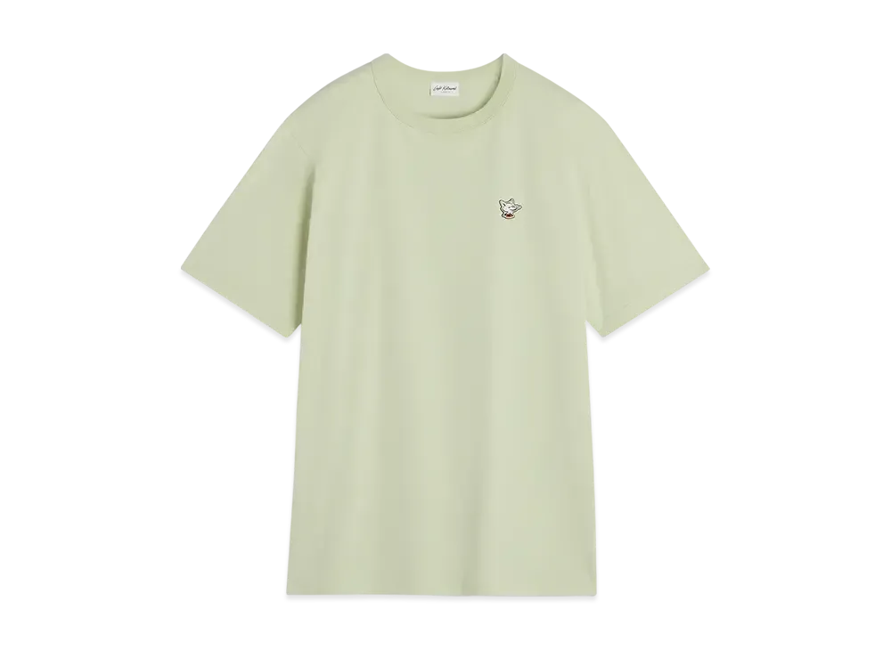 Maison Kitsune Cafe Fox Barista Fox Patch Relaxed T-shirt "Basil"