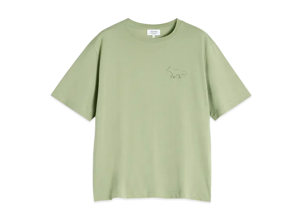 Maison Kitsune Emboss Profile Fox Oversized T-shirt "Turf Green"