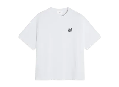 Maison Kitsune Bold Fox Head Patch Oversize T-Shirt "White"