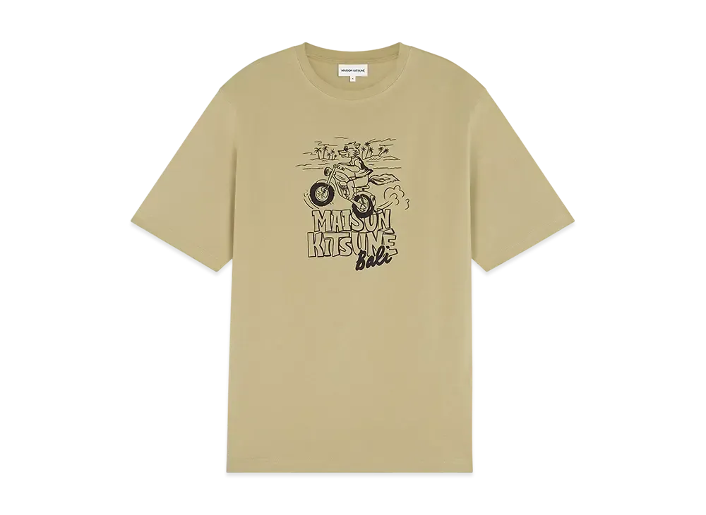 Maison Kitsune Motorbike Comfort T-Shirt "Canvas"