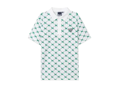 Maison Kitsune Golf Profile Fox Monogram Polo "White"