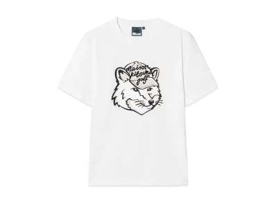 Maison Kitsune Golf Fox Head T-shirt "White"