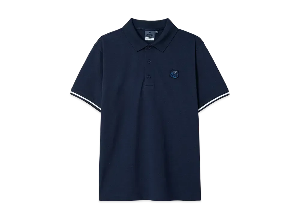 Maison Kitsune Golf Fox Head Polo "Navy"