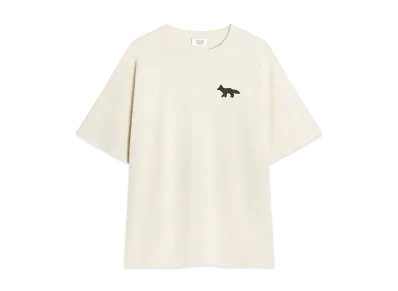 Maison Kitsune Profile Fox Snake Oversized T-shirt "Marble"