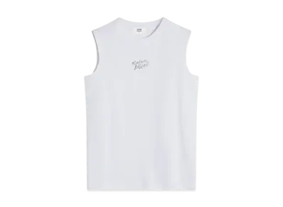 Maison Kitsune Metallic Tank Top "White"