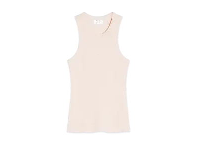 Maison Kitsune Baby Fox Patch Rib Tank Top "Pale Pink"
