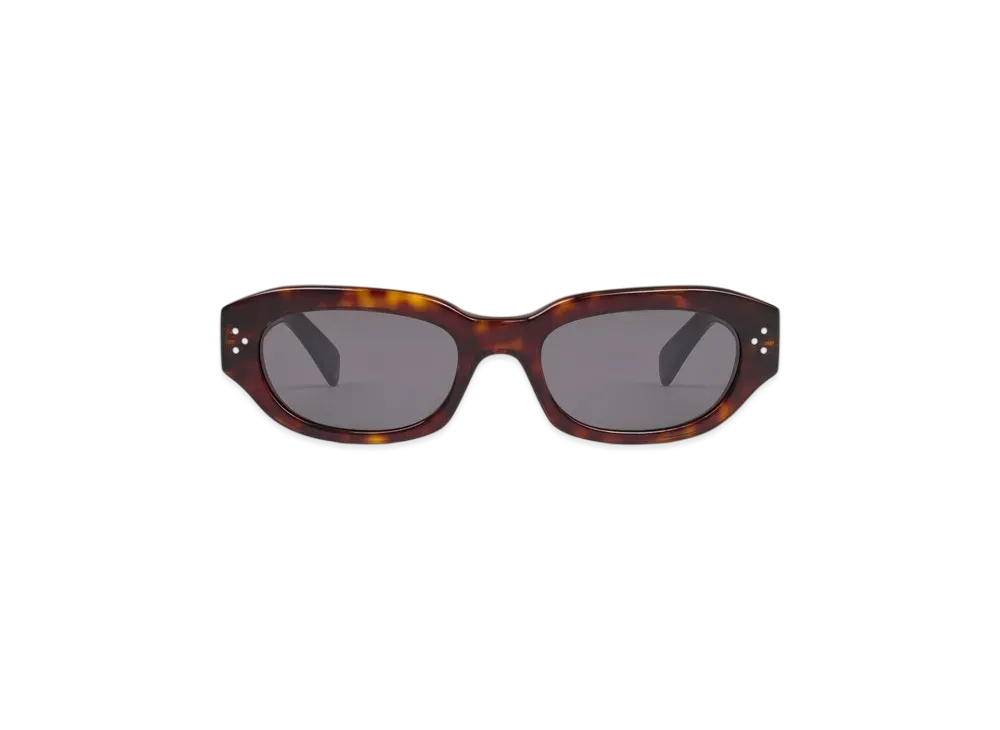 CELINE Black Frame 58 Sunglasses in Acetate "Red Havana"