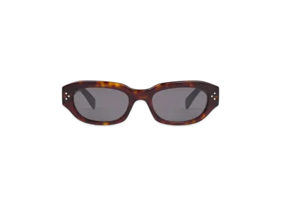 CELINE Black Frame 58 Sunglasses in Acetate "Red Havana"