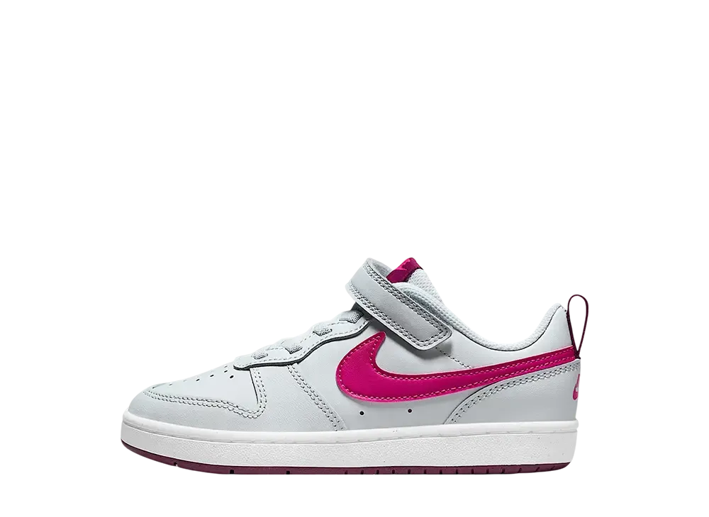 ナイキ PS コートボロー ロー2 "ピュアプラチナム/サングリア/ピンクプライム" (キッズ)