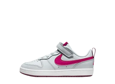 Nike PS Court Borough Low 2 "Pure Platinum/Sangria/Pink Prime"