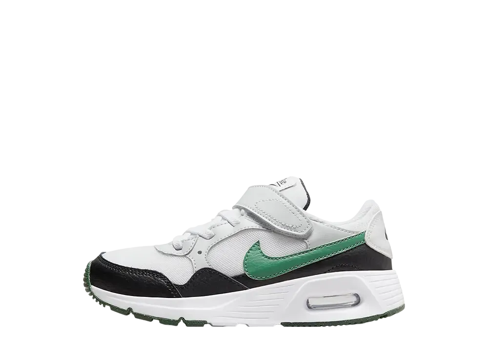 ナイキ PS エアマックスSC "ホワイト/ブラック/ピュアプラチナム/ゴージグリーン" (キッズ)