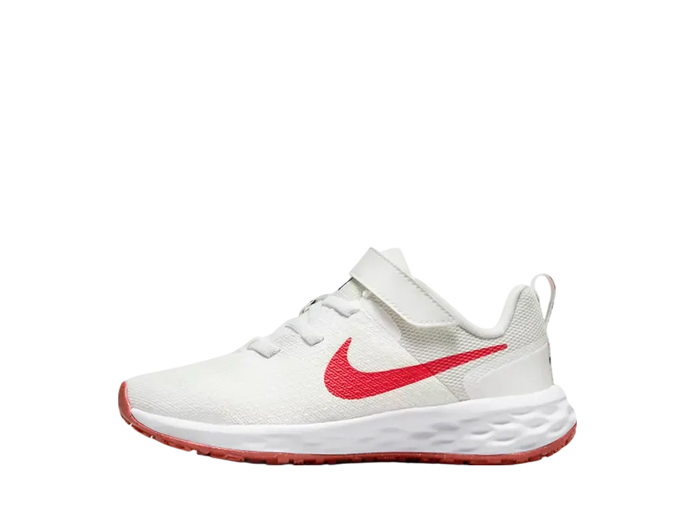 ナイキ PS レボリューション6 "サミットホワイト/オブシディアン/ホワイト/トラックレッド" (キッズ)