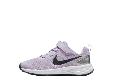 ナイキ PS レボリューション6 "バイオレットフロスト/メタリックシルバー/ビビッドパープル/サンダーブルー" (キッズ)