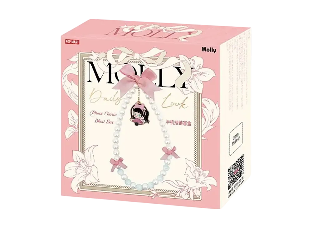 POP MART MOLLY Daily Look Series Phone Charm [Piece]