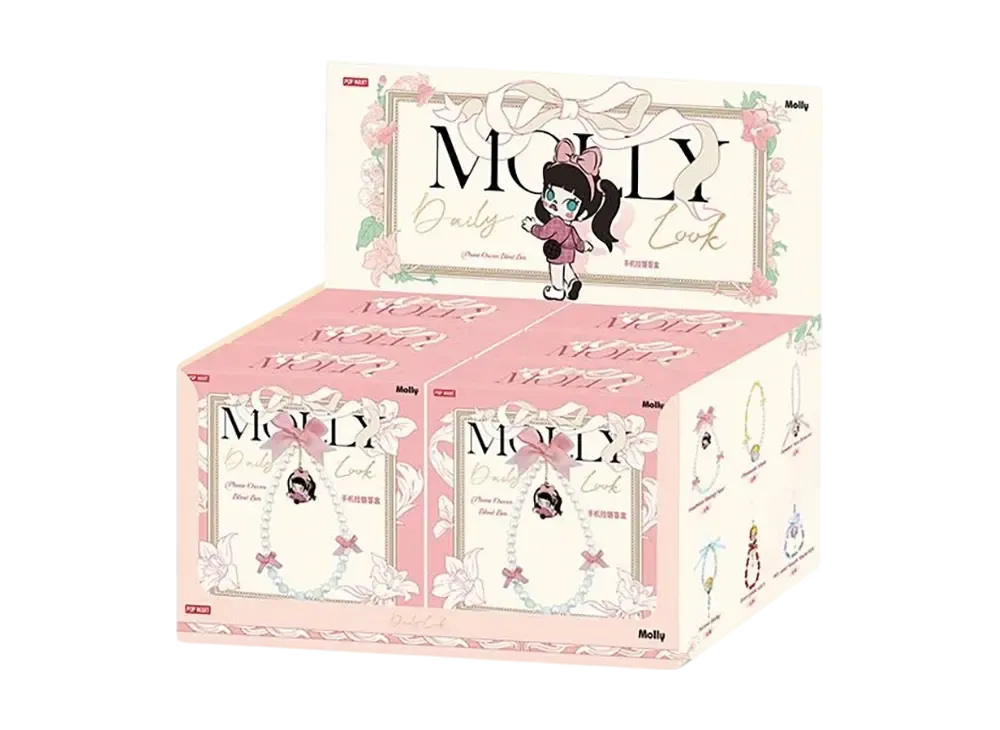POP MART MOLLY Daily Look Series Phone Charm [Assortment Box]
