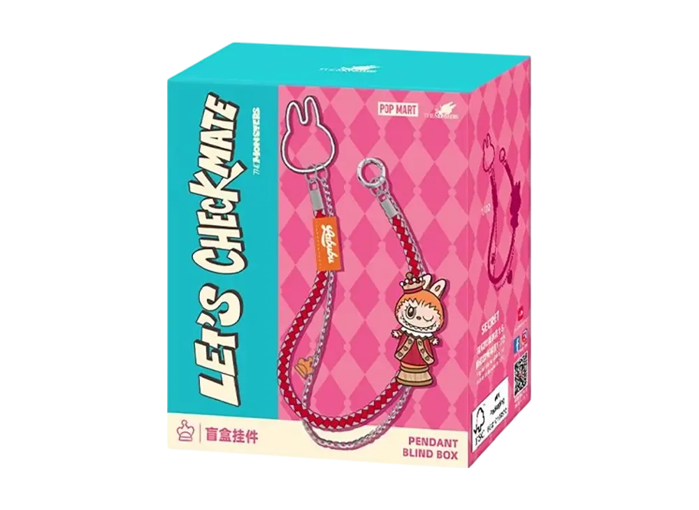 POP MART THE MONSTERS (LABUBU) Let's Checkmate Series Pendant Chain [Piece]
