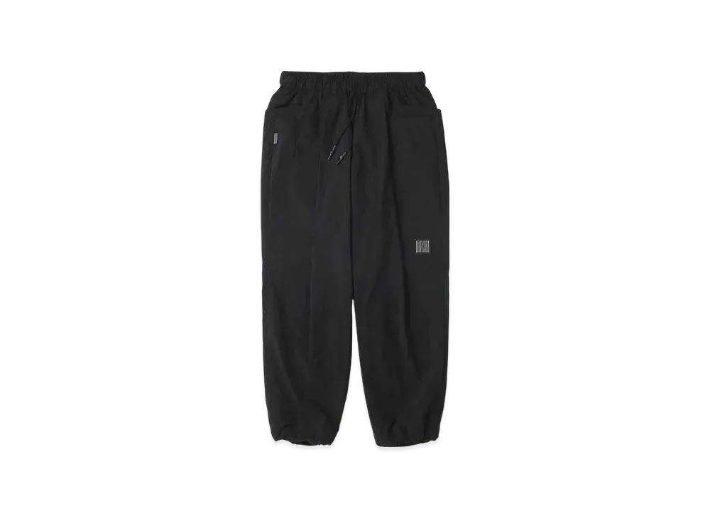 S.F.C / Stripes For Creative Wide Tapered Easy Pants(Nylon) "Black"