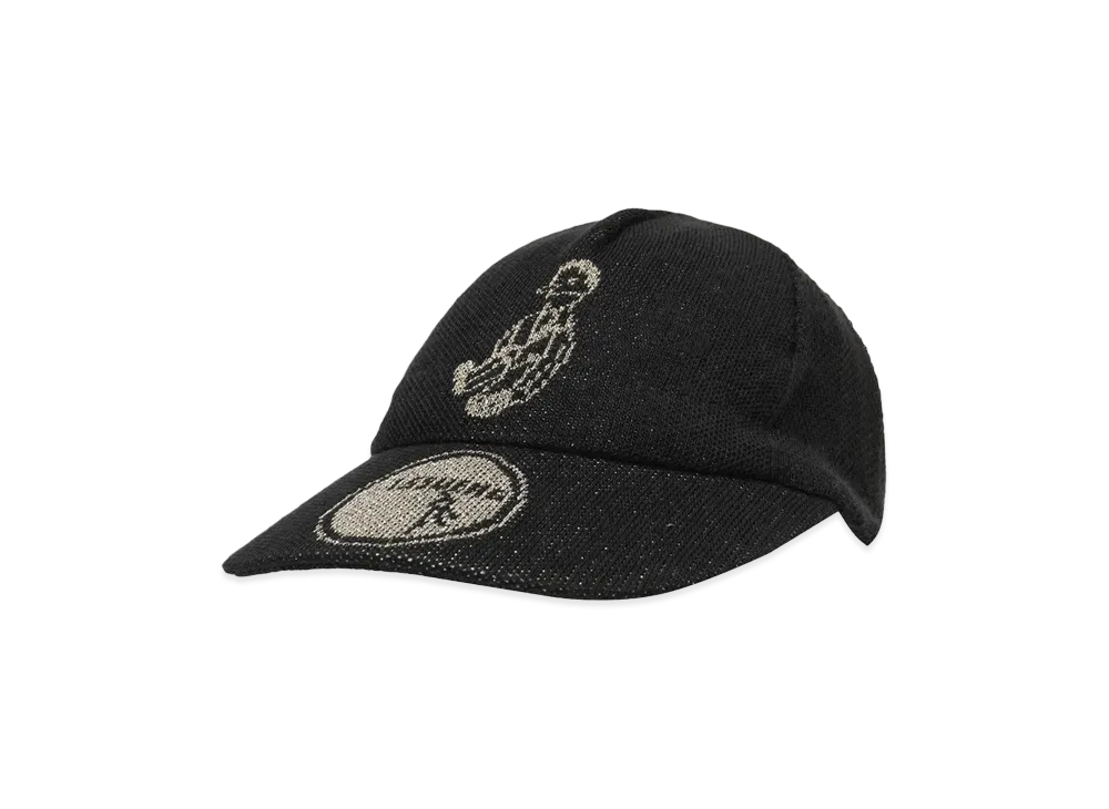 SHINYAKOZUKA ELUSIVE KNIT CAP WITH KIJIMA TAKAYUKI "COLOURLESS BLACK"