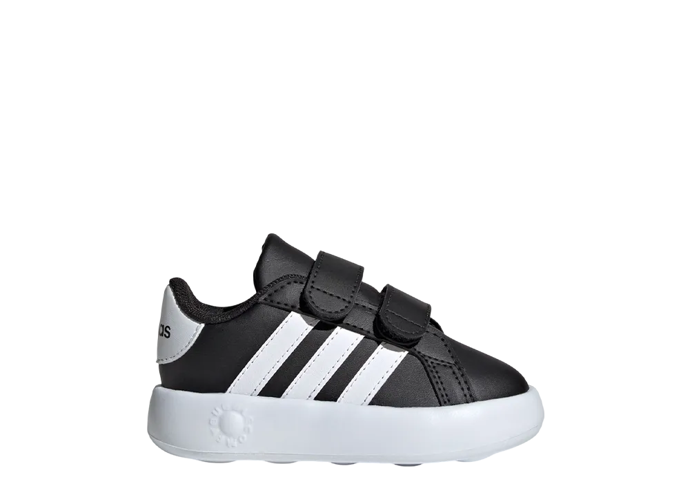 アディダス TD グランドコート2.0 "コアブラック/クラウドホワイト" (キッズ)