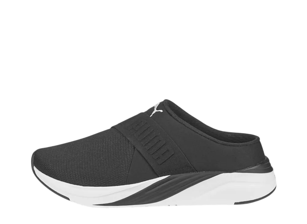 Puma Women's Softride Ruby Mule Clog "Puma Black/Puma White"