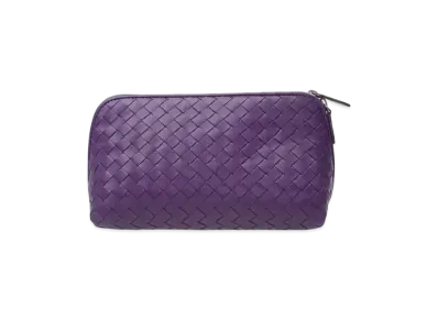 Bottega Veneta Intrecciato Lambskin Cosmetic Pouch "Monalisa"