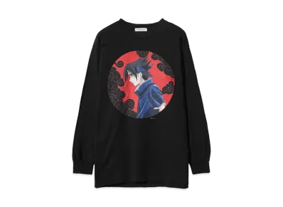 NARUTO x F-LAGSTUF-F ”SASUKE” L/S TEE "BLACK"