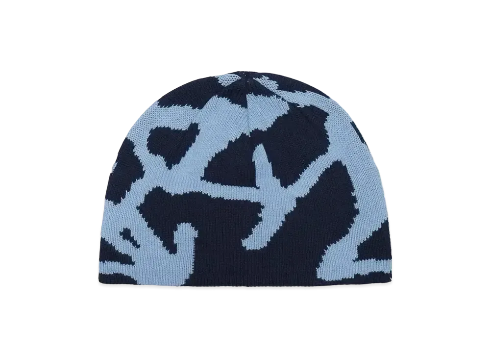 GRAMICCI BURLY RUNNINGMAN BEANIE "SPLATTER BLUE"